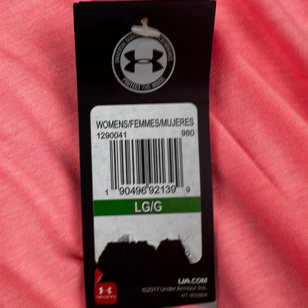 Under Armour Hoodie Shirt Women’s Large Pink Threadbourne Pullover Performance - Picture 9 of 14